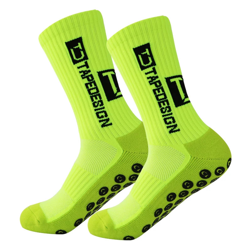 Elite Anti-Slip Football Socks - High Performance Edition (Size 38-46)