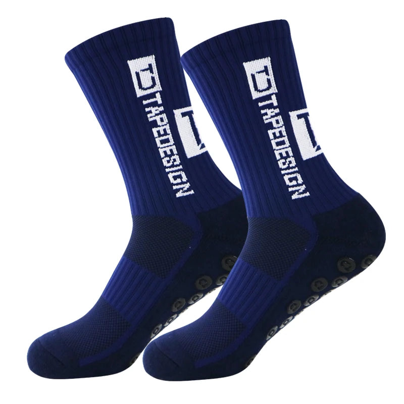 Elite Anti-Slip Football Socks - High Performance Edition (Size 38-46)