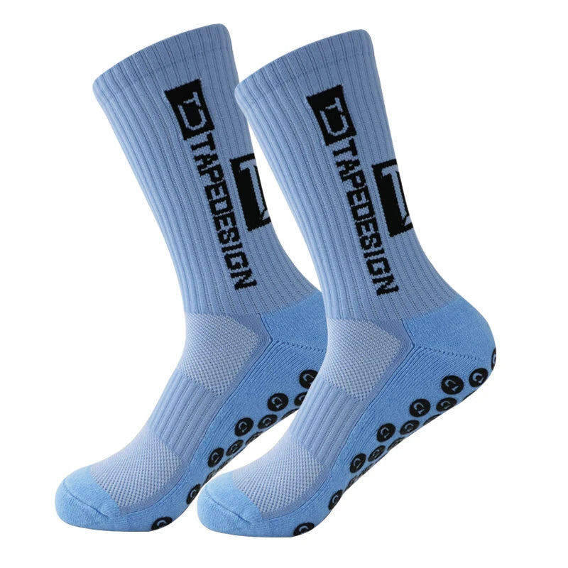 Elite Anti-Slip Football Socks - High Performance Edition (Size 38-46)