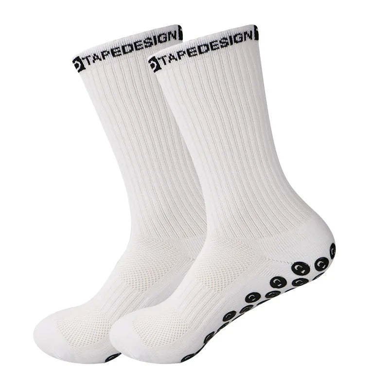 Elite Anti-Slip Football Socks - High Performance Edition (Size 38-46)
