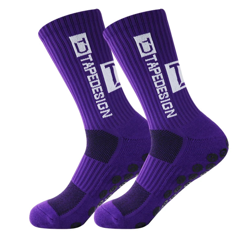 Elite Anti-Slip Football Socks - High Performance Edition (Size 38-46)