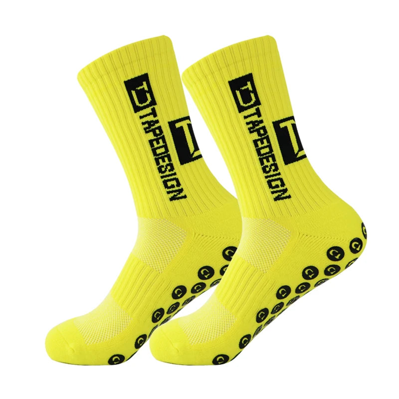 Elite Anti-Slip Football Socks - High Performance Edition (Size 38-46)