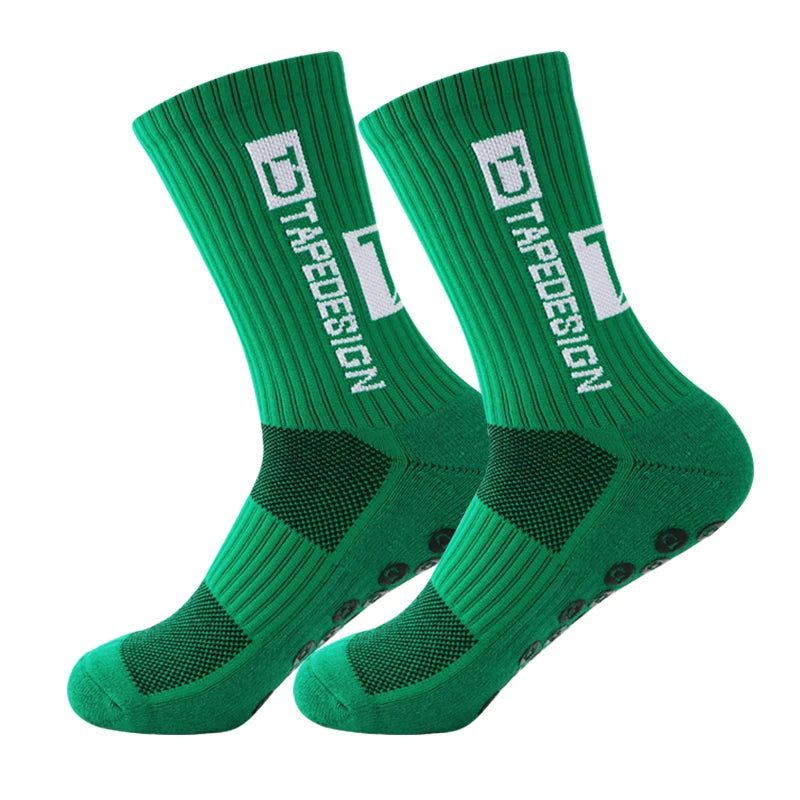 Elite Anti-Slip Football Socks - High Performance Edition (Size 38-46)