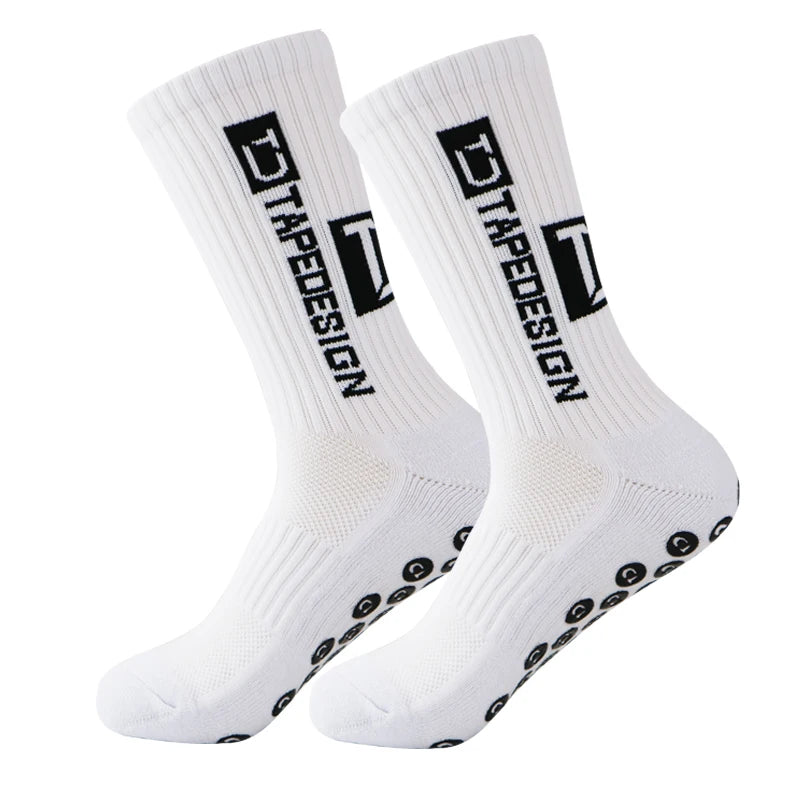 Elite Anti-Slip Football Socks - High Performance Edition (Size 38-46)